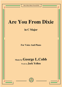 George L. Cobb-Are You From Dixie