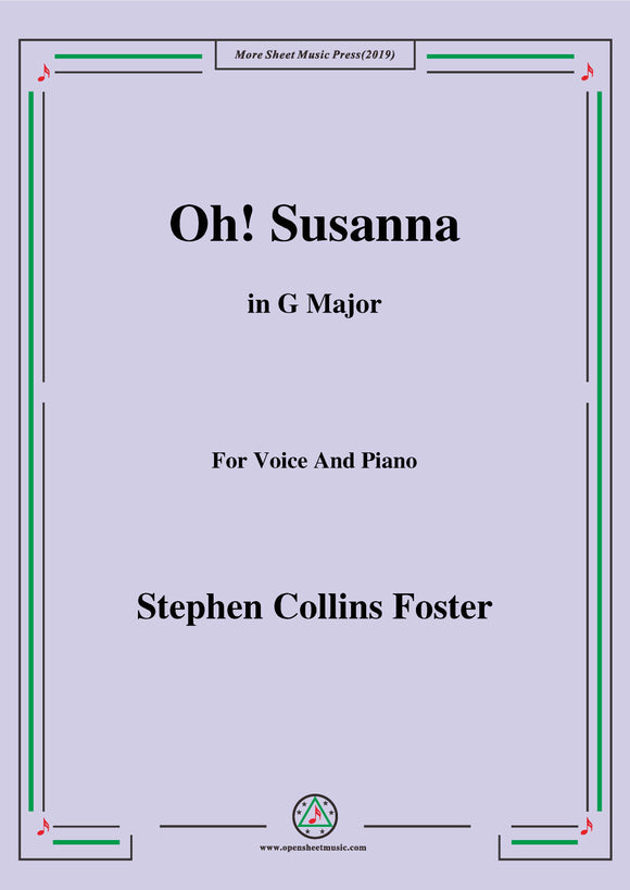 Stephen Collins Foster-Oh!Susanna
