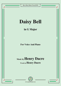 Henry Dacre-Daisy Bell