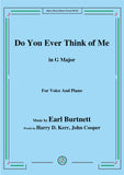Earl Burtnett-Do You Ever Think of Me