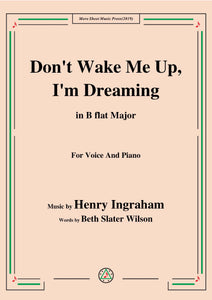 Henry Ingraham-Don't Wake Me Up,I'm Dreaming