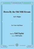 Tell Taylor-Down By the Old Mill Stream