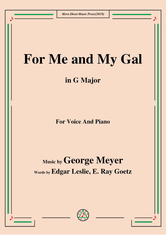 George Meyer-For Me and My Gal