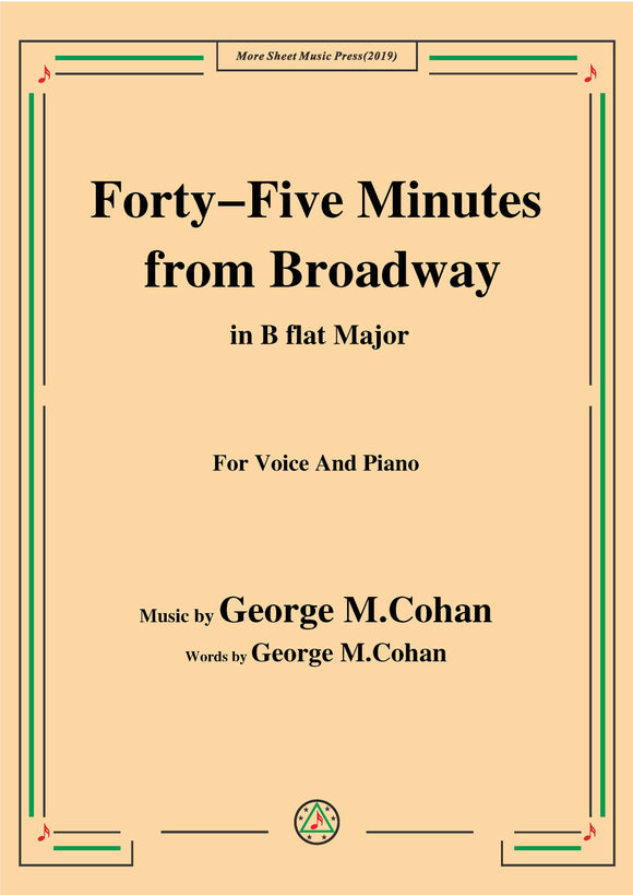 George M. Cohan-Forty-Five Minutes from Broadway