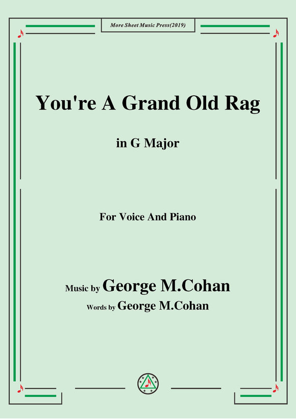 George M. Cohan-You're A Grand Old Rag