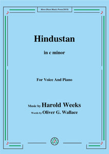 Harold Weeks-Hindustan