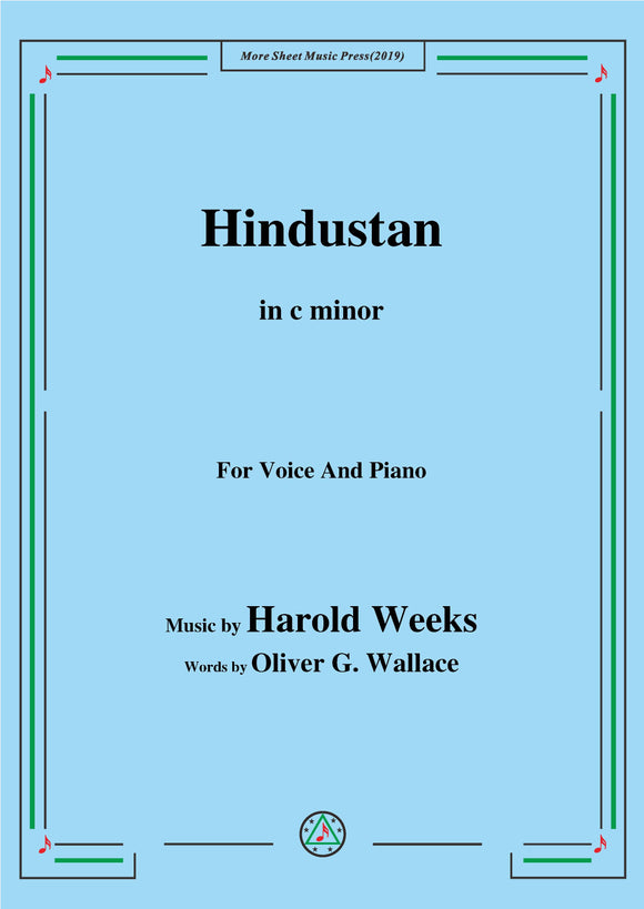 Harold Weeks-Hindustan