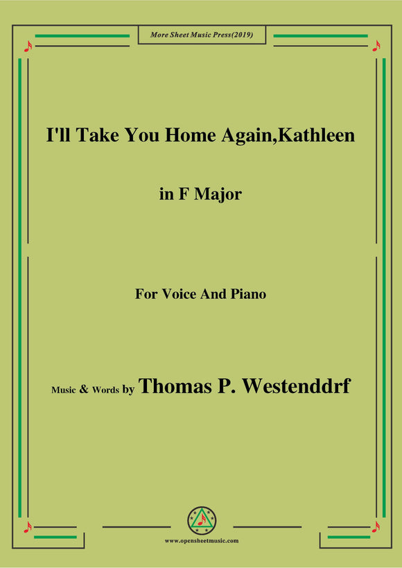 Thomas P. Westenddrf-I'll Take You Home Again,Kathleen