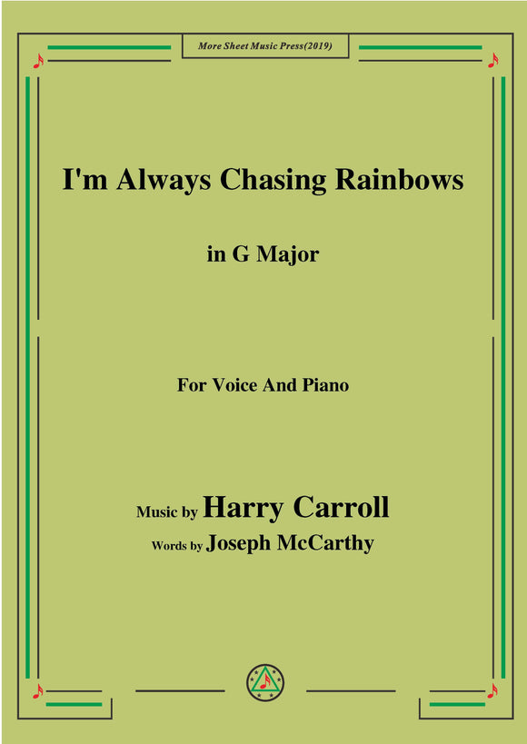 Harry Carroll-I'm Always Chasing Rainbows