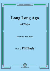 Bayly-Long Long Ago