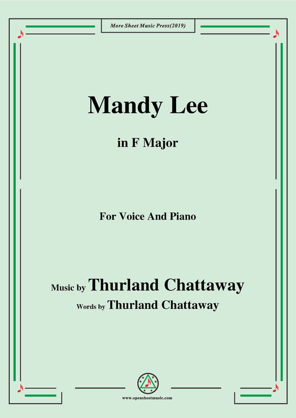 Thurland Chattaway-Mandy Lee
