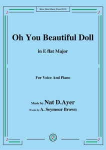 Nat D. Ayer-Oh You Beautiful Doll