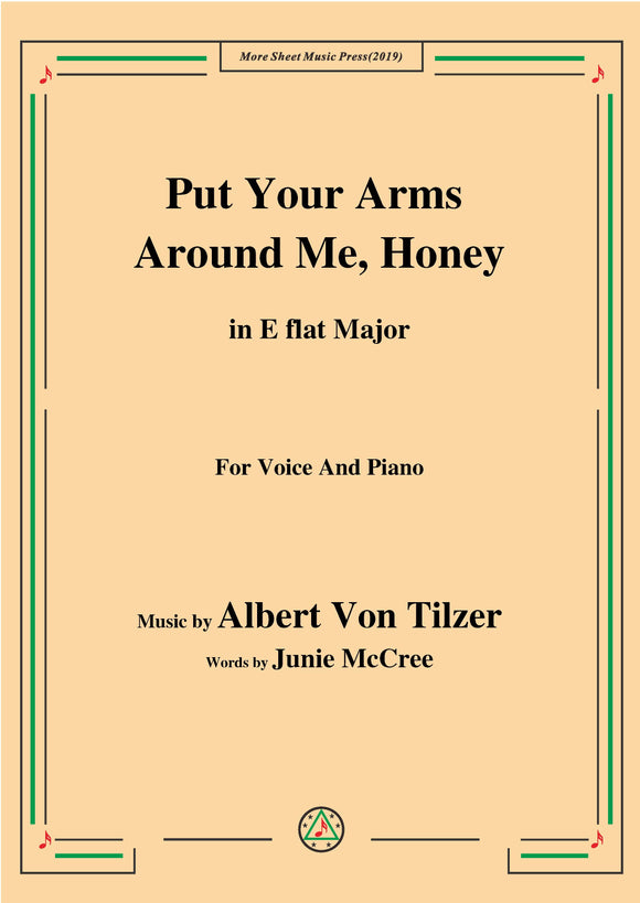 Albert Von Tilzer-Put Your Arms Around Me.Honey