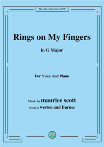 Maurice Scott-Rings on My Fingers