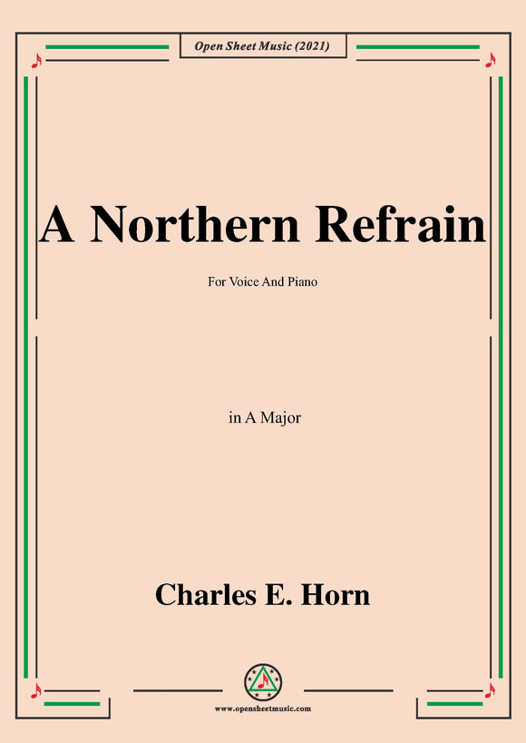 Charles E. Horn-A Northern Refrain
