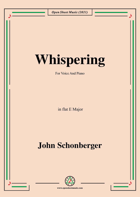 John Schonberger-Whispering