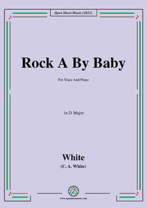 C.A.White-Rock A Bye Baby