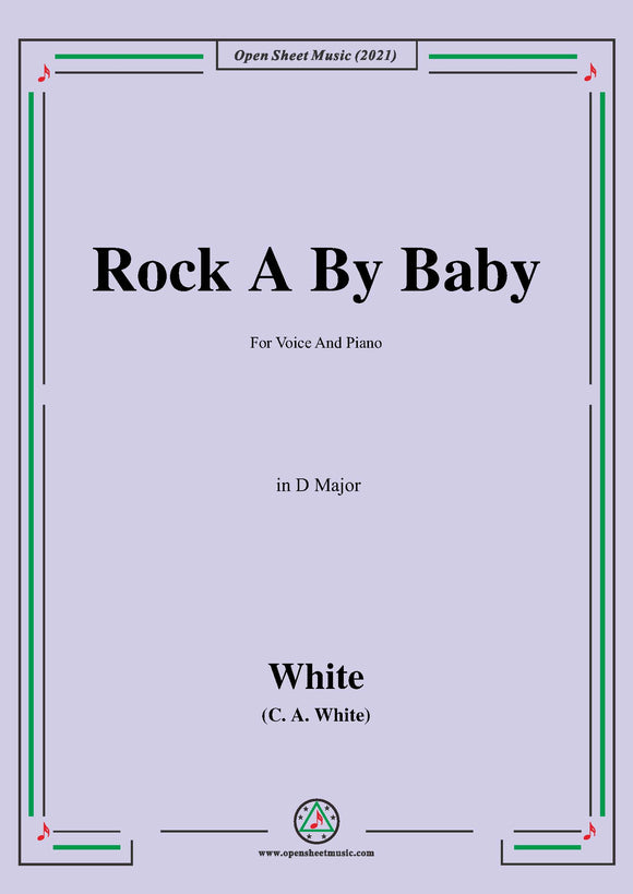 C.A.White-Rock A Bye Baby