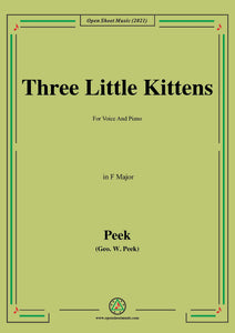 Geo.W.Peek-Three Little Kittens