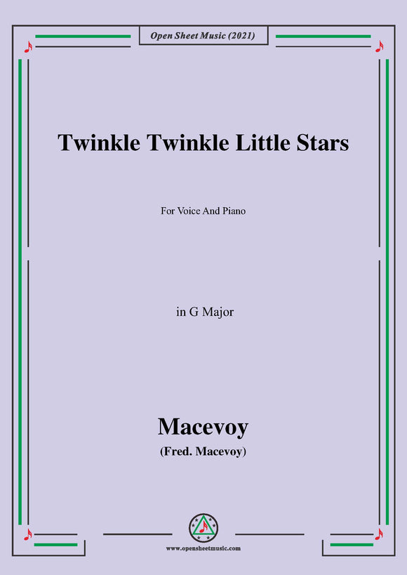 Frel Mac Evoy-Twinkle Twinkle Little Star