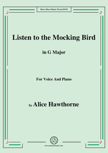 Alice Hawthorne-Listen to the Mocking Bird