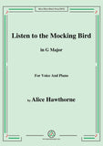 Alice Hawthorne-Listen to the Mocking Bird