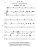 All Of Me (Exact Piano Transcription) Piano & Vocal w/ lyrics