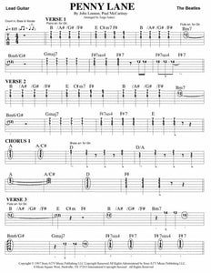 Penny Lane - Guitar TAB