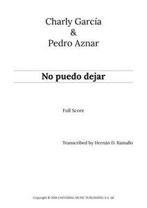 No Puedo Dejar (Full Score)