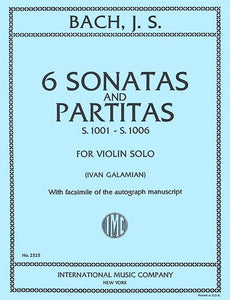 Six Sonatas and Partitas, S. 1001-1006 (for Violin Solo)