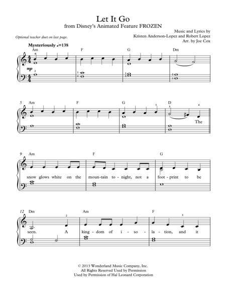 Let It Go (Beginner Edition)