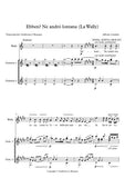 Catalani - Ebben Ne andrò lontana (La Wally) - Voice and two guitars - Full score and parts