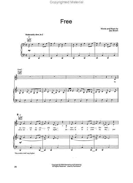 Zac Brown Band The Foundation ギタースコア Zac Brown Band The Foundation – Open Sheet Music
