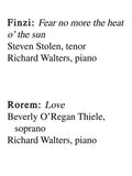 Art Song in English - 50 Songs by 20 American and British Composers